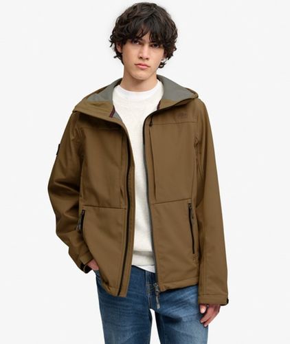 Herren Softshell Trekker Jacke mit Kapuze - Größe: S - Superdry - Modalova