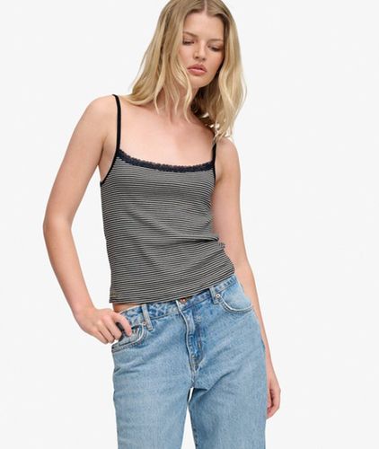 Damen Athletic Essential Spitzentop mit Trägern - Größe: 36 - Superdry - Modalova