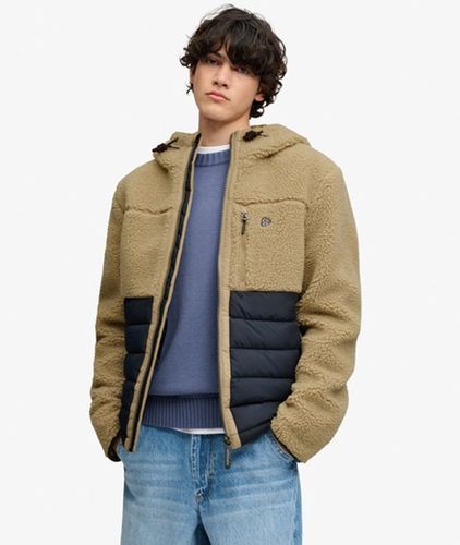 Herren Outdoor Borg-steppjacke mit Kapuze - Größe: L - Superdry - Modalova