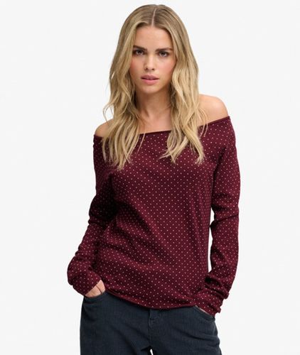 Damen Bardot Off-shoulder Top - Größe: 36 - Superdry - Modalova