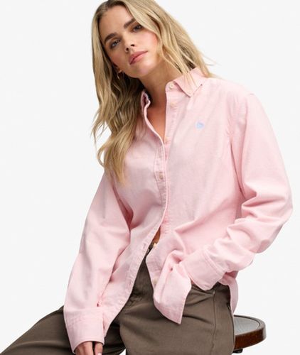 Damen Feincord-hemd mit Knopfleiste - Größe: 36 - Superdry - Modalova