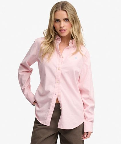 Damen Feincord-hemd mit Knopfleiste - Größe: 36 - Superdry - Modalova