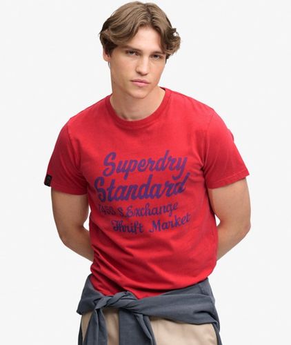 Herren Vintage Script T-shirt - Größe: S - Superdry - Modalova