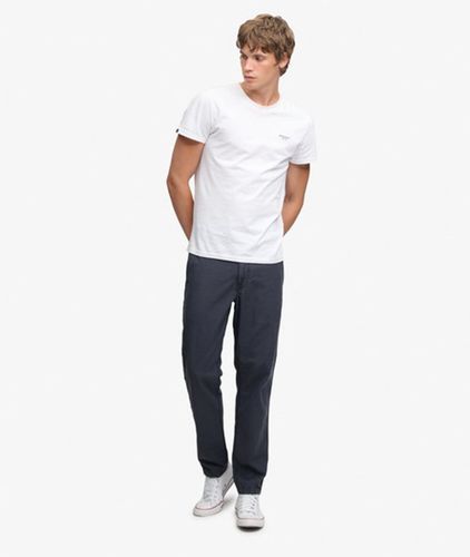 Herren Chino-hose mit Konischer Passform - Größe: 34/32 - Superdry - Modalova
