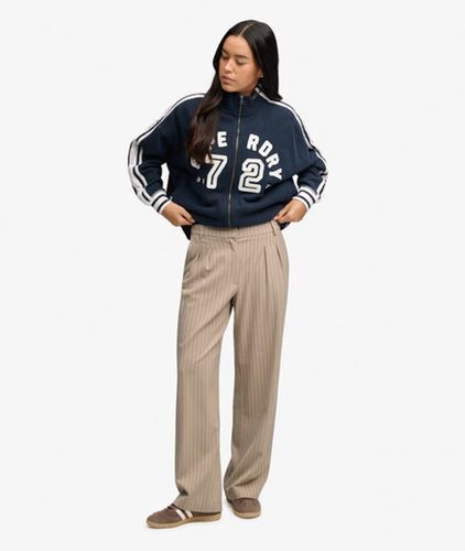Damen Pinstripe Hose mit Regulärer Passform - Größe: 44 - Superdry - Modalova
