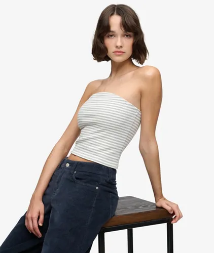 Damen Athletic Essentials Gestreiftes Jersey-bandeau-top - Größe: 44 - Superdry - Modalova