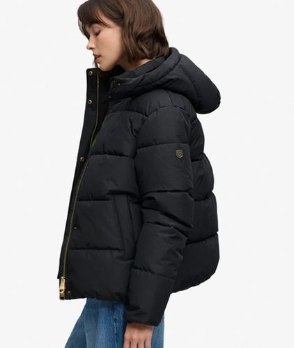 Damen Premium Steppjacke mit Kapuze - Größe: 40 - Superdry - Modalova
