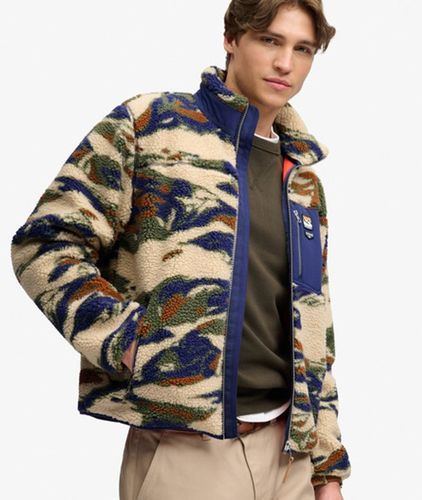 Herren Terrain Fleece Zip Through mit Lockerer Passform - Größe: S - Superdry - Modalova