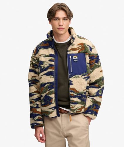 Herren Terrain Fleece Zip Through mit Lockerer Passform - Größe: S - Superdry - Modalova