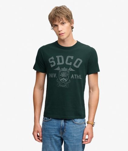 Herren Gothic Varsity T-shirt - Größe: S - Superdry - Modalova