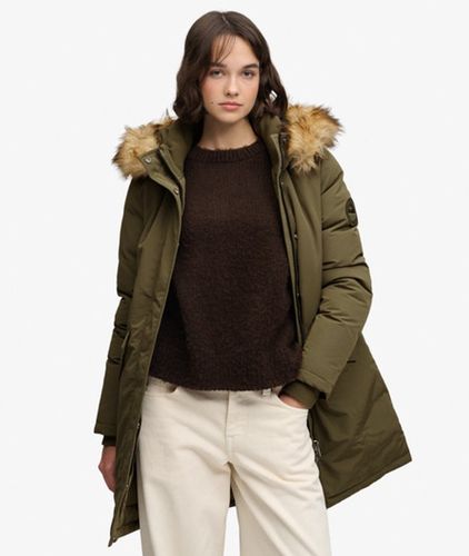 Damen Everest Parka mit Kapuze - Größe: 42 - Superdry - Modalova
