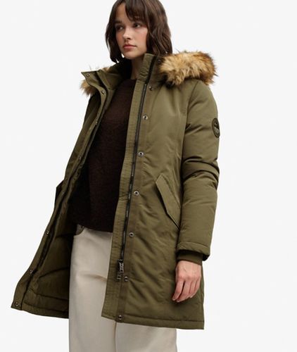 Damen Everest Parka mit Kapuze - Größe: 38 - Superdry - Modalova