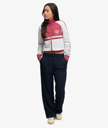 Damen Pinstripe Hose mit Regulärer Passform - Größe: 34 - Superdry - Modalova