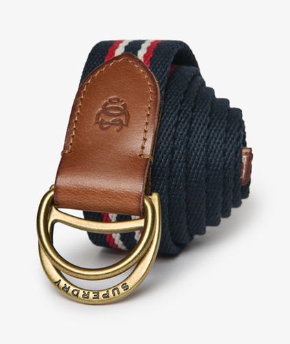 Herren Heritage Stripe Gürtel Reguläre Passform - Größe: 1Größe - Superdry - Modalova