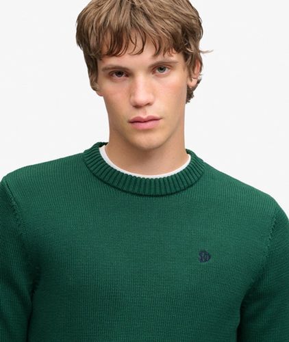 Herren Preppy Baumwoll-pullover - Größe: XL - Superdry - Modalova