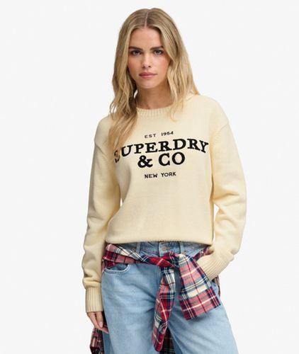 Damen Heritage Graphic Pullover - Größe: 44 - Superdry - Modalova