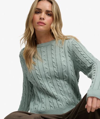 Damen Essentials SD & CO Zopfmuster-pullover - Größe: 44 - Superdry - Modalova