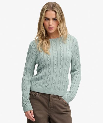 Damen Essentials SD & CO Zopfmuster-pullover - Größe: 36 - Superdry - Modalova