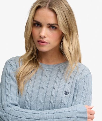 Damen Essentials SD & CO Zopfmuster-pullover - Größe: 42 - Superdry - Modalova