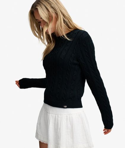 Damen Essentials SD & CO Zopfmuster-pullover - Größe: 42 - Superdry - Modalova