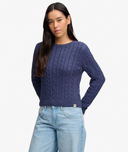 Damen Essentials SD & CO Zopfmuster-pullover - Größe: 40 - Superdry - Modalova