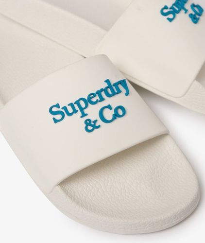 Damen & Co Pool Sliders - Größe: 5-6 - Superdry - Modalova