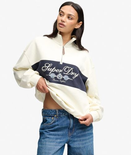 Damen Ornate Script Sweatshirt mit Lockerer Passform - Größe: 40 - Superdry - Modalova