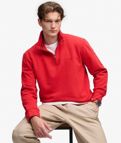 Herren Essential Serif Logo Sweatshirt mit Lockerer Passform - Größe: Xxl - Superdry - Modalova