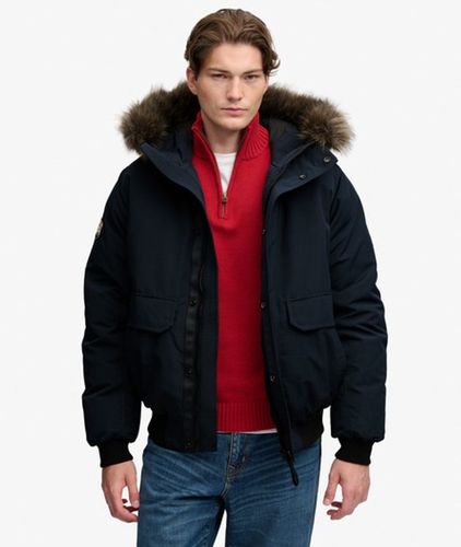 Herren Everest Bomberjacke mit Kunstfell - Größe: Xxl - Superdry - Modalova
