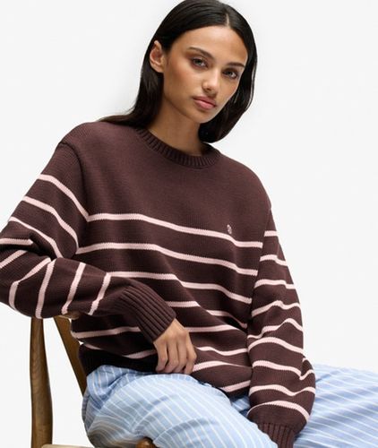Damen OverGrößed Streifen-pullover - Größe: 34 - Superdry - Modalova