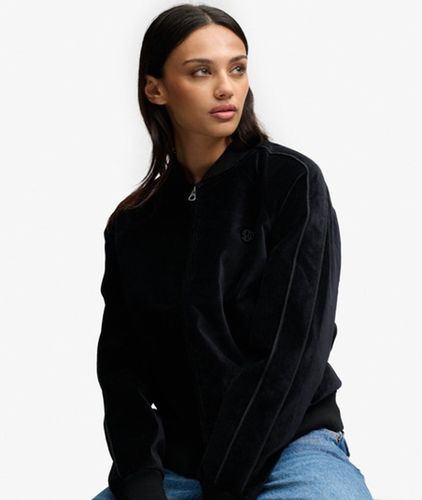 Damen Samt-bomberjacke - Größe: 38 - Superdry - Modalova
