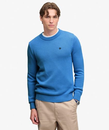 Herren Preppy Baumwoll-pullover X None - Größe: M - Superdry - Modalova