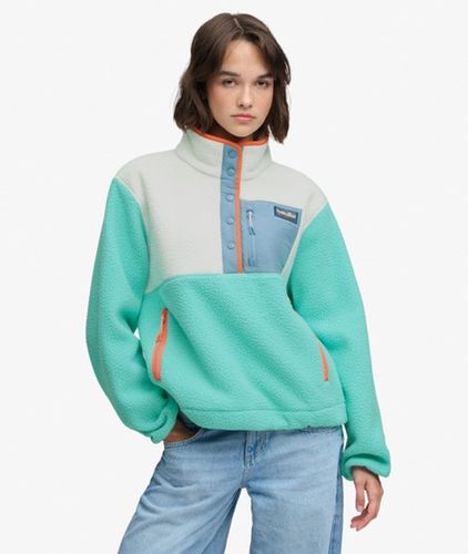 Damen Fleece Pullover, & - Größe: 36 - Superdry - Modalova