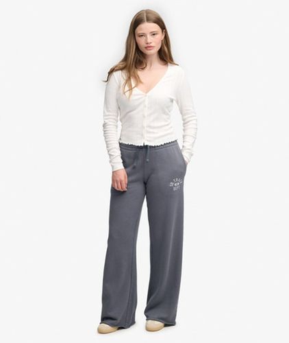 Damen Athletic Essentials Jogginghose mit Geradem Bein - Größe: 44 - Superdry - Modalova