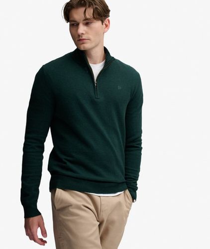 Herren Essential Pullover mit Halbzip Schmale Passform - Größe: Xxxl - Superdry - Modalova