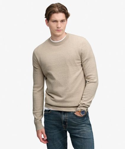 Herren Essential Leichtgewichtiger Pullover aus Wollmischung - Größe: Xxl - Superdry - Modalova