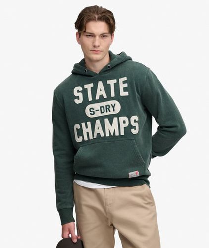 Herren Track Kapuzenpullover mit Lockerer Passform - Größe: S - Superdry - Modalova