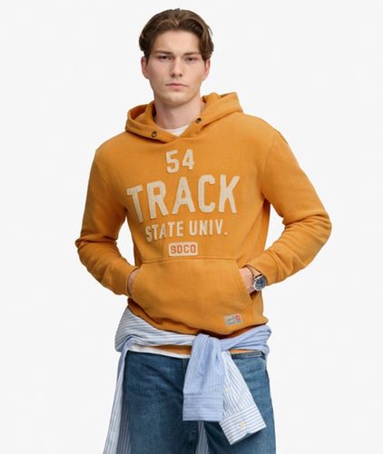 Herren Track Kapuzenpullover mit Lockerer Passform - Größe: S - Superdry - Modalova