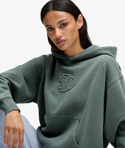 Damen Sd & co Monogram Kapuzenpullover Lockere Passform - Größe: 44 - Superdry - Modalova