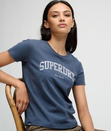 Damen Athletic Essentials T-shirt mit Schmaler Passform - Größe: 44 - Superdry - Modalova
