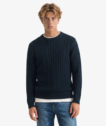 Herren Cable Knit Pullover mit Lockerer Passform - Größe: Xxl - Superdry - Modalova