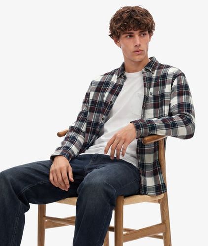 Herren Baumwoll-holzfällerhemd mit Langen Ärmeln - Größe: S - Superdry - Modalova