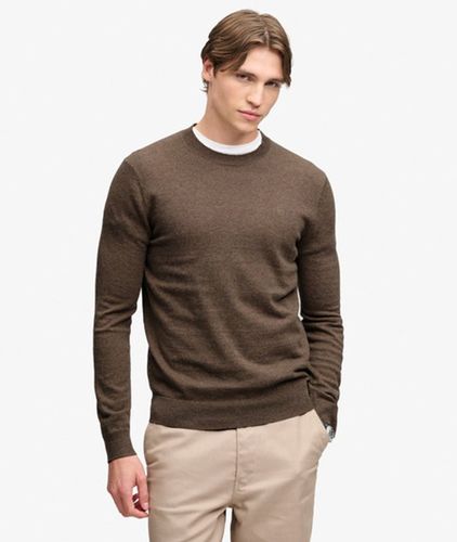 Herren Essential Leichtgewichtiger Pullover aus Wollmischung - Größe: M - Superdry - Modalova