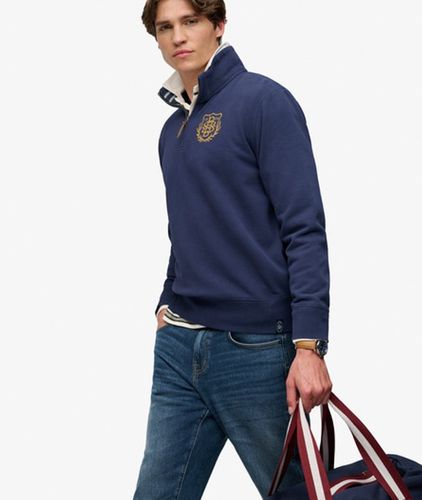 Herren Gothic Varsity Sweatshirt mit Lockerer Passform - Größe: M - Superdry - Modalova
