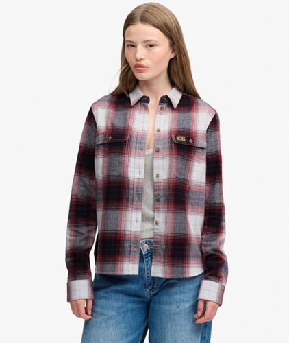 Damen Lumberjack Flanellhemd mit Lockerer Passform - Größe: 36 - Superdry - Modalova