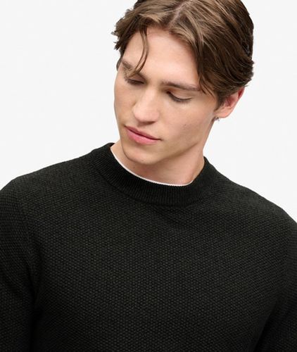 Herren Pullover mit Strukturstrick Lockerer Passform - Größe: XL - Superdry - Modalova