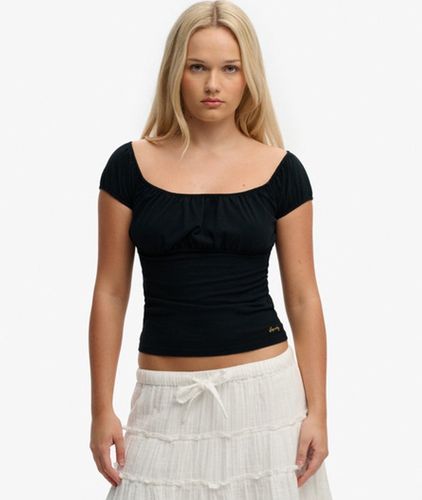 Damen Athletic Essentials Gerafftes Top - Größe: 34 - Superdry - Modalova
