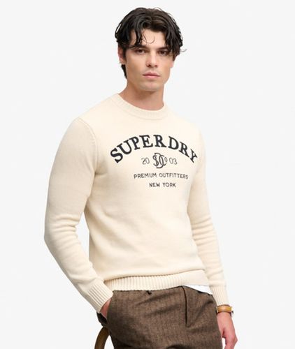 Herren Pullover mit Applikation - Größe: L - Superdry - Modalova