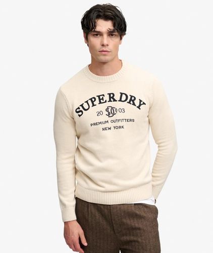 Herren Pullover mit Applikation - Größe: M - Superdry - Modalova