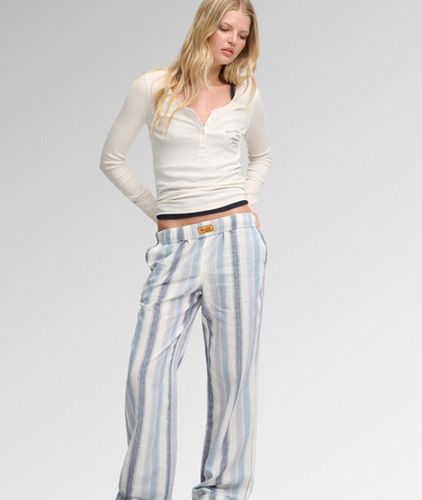 Damen Komodo Pushkar Stripe Hose Reguläre Passform - Größe: L - Superdry - Modalova